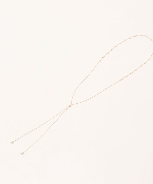 NOLLEY’S Sophi（ノーリーズソフィ）の「スキップパールスライドフリーネックレス（ネックレス・レディース・シルバー/ゴールド・FREE）」の9枚目の写真