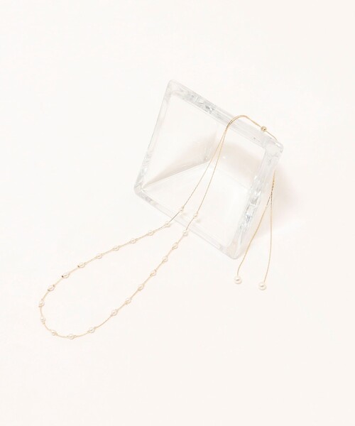 NOLLEY’S Sophi（ノーリーズソフィ）の「スキップパールスライドフリーネックレス（ネックレス・レディース・シルバー/ゴールド・FREE）」の11枚目の写真