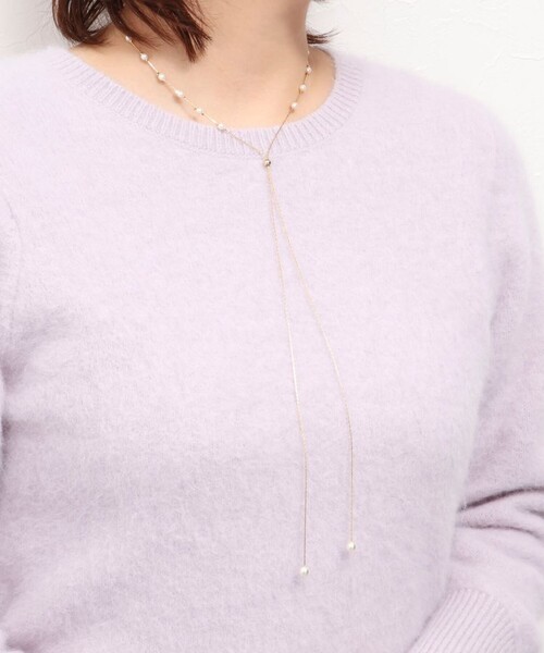 NOLLEY’S Sophi（ノーリーズソフィ）の「スキップパールスライドフリーネックレス（ネックレス・レディース・シルバー/ゴールド・FREE）」の12枚目の写真