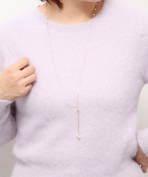 NOLLEY’S Sophi（ノーリーズソフィ）の「スキップパールスライドフリーネックレス（ネックレス・レディース・シルバー/ゴールド・FREE）」の14枚目の写真