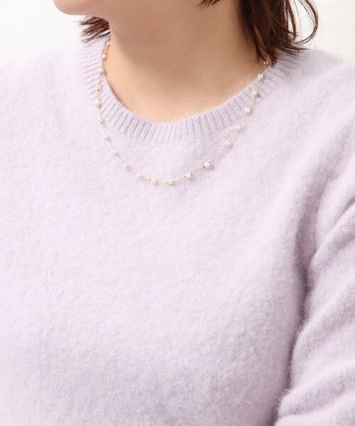 NOLLEY’S Sophi（ノーリーズソフィ）の「スキップパールスライドフリーネックレス（ネックレス・レディース・シルバー/ゴールド・FREE）」の17枚目の写真