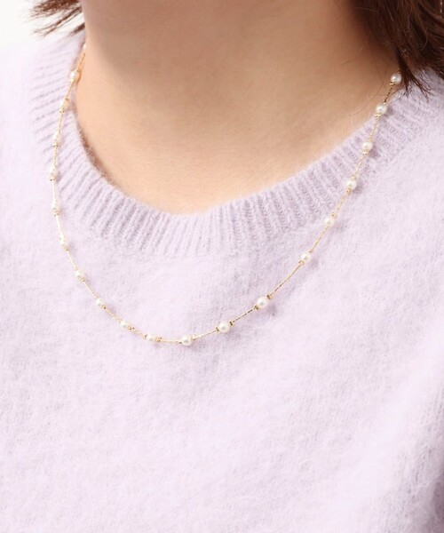 NOLLEY’S Sophi（ノーリーズソフィ）の「スキップパールスライドフリーネックレス（ネックレス・レディース・シルバー/ゴールド・FREE）」の18枚目の写真