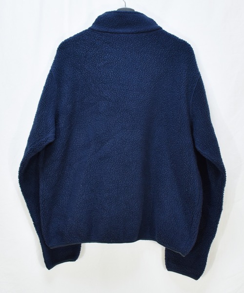 L.L.Bean(エルエルビーン)の「【ヴィンテージ古着】L.L.Bean / エルエルビーン フルジップ ボアジャケット(ブルゾン・メンズ・ネイビー・LARGE)」の3枚目の写真