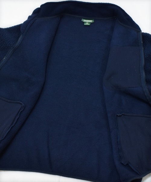 L.L.Bean(エルエルビーン)の「【ヴィンテージ古着】L.L.Bean / エルエルビーン フルジップ ボアジャケット(ブルゾン・メンズ・ネイビー・LARGE)」の11枚目の写真