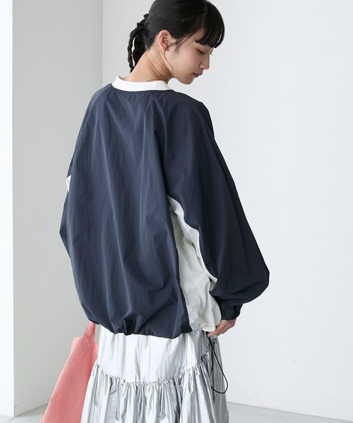 WEGO/【25年春夏新作】ナイロングラフィックプルオーバー