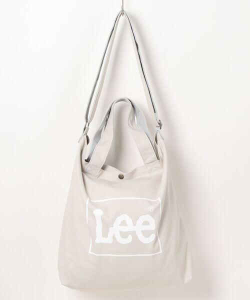 Lee(リー)の「【Lee/リー】 【B4サイズ・大容量】キャンバス 2WAY ショルダーバッグ トートバッグ 通勤・通学・マザーズバッグ(トートバッグ・レディース・グレー/ブラック/ブルー/ネイビー/オフホワイト・FREE)」の14枚目の写真