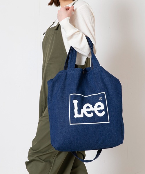 Lee(リー)の「【Lee/リー】 【B4サイズ・大容量】キャンバス 2WAY ショルダーバッグ トートバッグ 通勤・通学・マザーズバッグ(トートバッグ・レディース・グレー/ブラック/ブルー/ネイビー/オフホワイト・FREE)」の18枚目の写真
