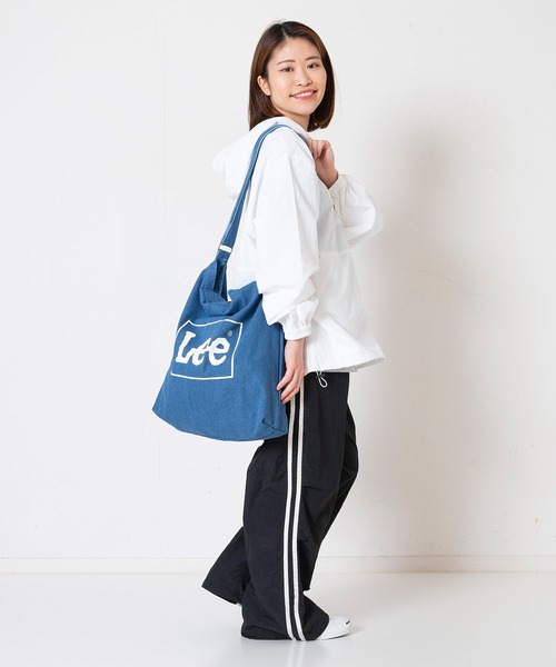 Lee(リー)の「【Lee/リー】 【B4サイズ・大容量】キャンバス 2WAY ショルダーバッグ トートバッグ 通勤・通学・マザーズバッグ(トートバッグ・レディース・グレー/ブラック/ブルー/ネイビー/オフホワイト・FREE)」の22枚目の写真