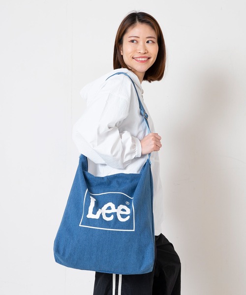 Lee(リー)の「【Lee/リー】 【B4サイズ・大容量】キャンバス 2WAY ショルダーバッグ トートバッグ 通勤・通学・マザーズバッグ(トートバッグ・レディース・グレー/ブラック/ブルー/ネイビー/オフホワイト・FREE)」の21枚目の写真