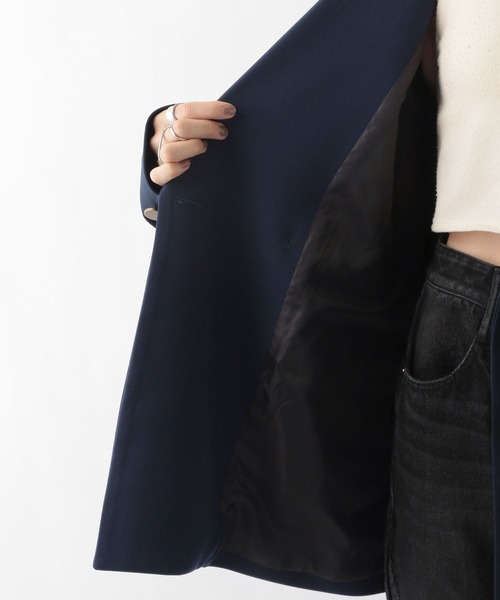 RAGEBLUE（レイジブルー）の「オーバーテーラードジャケット/紺ブレザー（テーラードジャケット・レディース・ベージュ/ネイビー・FREE）」の11枚目の写真