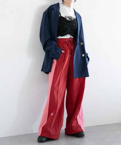 RAGEBLUE（レイジブルー）の「オーバーテーラードジャケット/紺ブレザー（テーラードジャケット・レディース・ベージュ/ネイビー・FREE）」の15枚目の写真