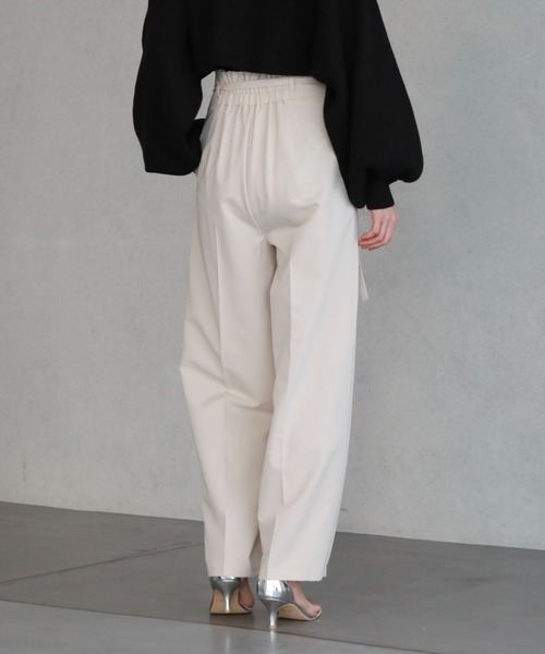 archives(アルシーヴ)の「ハイウエストタックスラックス(スラックス・レディース・グレー/ブラック/アイボリー・MEDIUM)」の14枚目の写真