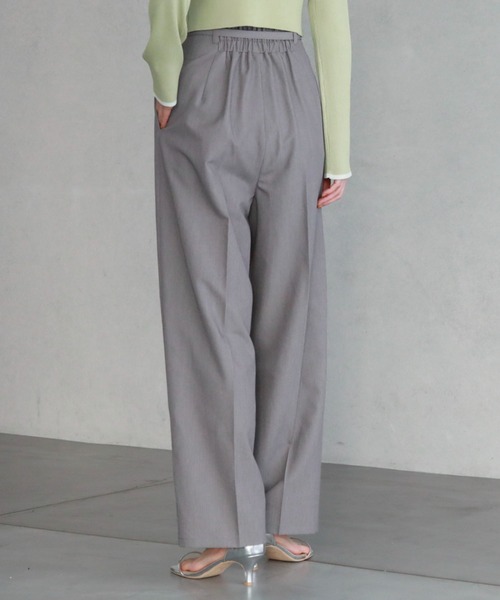 archives(アルシーヴ)の「ハイウエストタックスラックス(スラックス・レディース・グレー/ブラック/アイボリー・MEDIUM)」の20枚目の写真