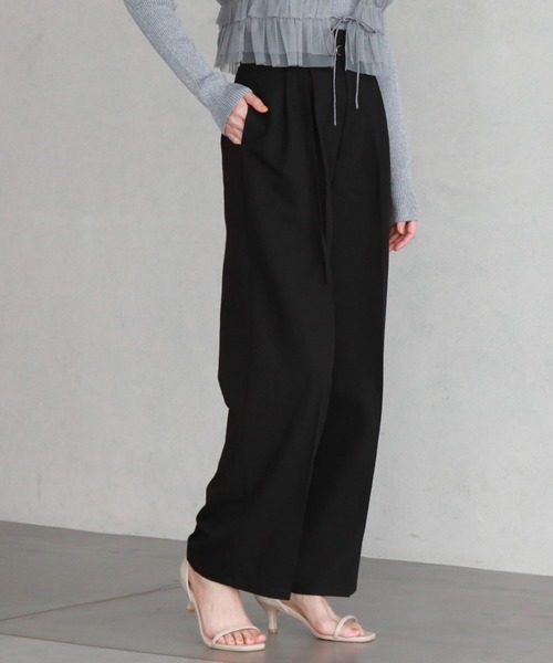 archives(アルシーヴ)の「ハイウエストタックスラックス(スラックス・レディース・グレー/ブラック/アイボリー・MEDIUM)」の16枚目の写真