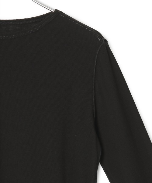 ADAM ET ROPE'(アダムエロペ)の「追撚シアーテレコプルオーバー(Tシャツ/カットソー・レディース・ホワイト/ブラック/ピンク/イエロー・FREE)」の15枚目の写真