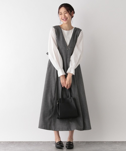 GLOBAL WORK(グローバルワーク)の「フハクスリーブ長袖プルオーバー/MATINEE LINE/994943(Tシャツ/カットソー・レディース・ブラック/ライトグレー/オフホワイト・MEDIUM/LARGE)」の10枚目の写真