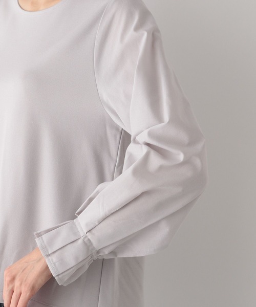 GLOBAL WORK(グローバルワーク)の「フハクスリーブ長袖プルオーバー/MATINEE LINE/994943(Tシャツ/カットソー・レディース・ブラック/ライトグレー/オフホワイト・MEDIUM/LARGE)」の15枚目の写真