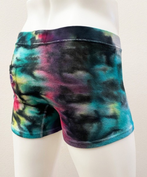 OVER THE TWELVE（オーバーザトゥウェルブ）の「OVER THE TWELVE/オーバー ザ トゥエルヴ/タイダイ染め（ボクサーパンツ・メンズ・ブラック/モスグリーン・M/L）」の10枚目の写真