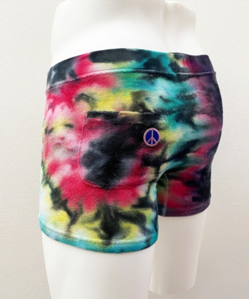 OVER THE TWELVE（オーバーザトゥウェルブ）の「OVER THE TWELVE/オーバー ザ トゥエルヴ/タイダイ染め（ボクサーパンツ・メンズ・ブラック/モスグリーン・M/L）」の8枚目の写真