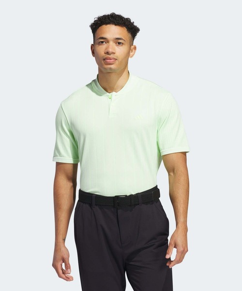 【セール】ULT365 PRIMEKNITサイドシームレスストライプモック【adidas Golf/アディダスゴルフ】（ポロシャツ）｜adidas（アディダス）