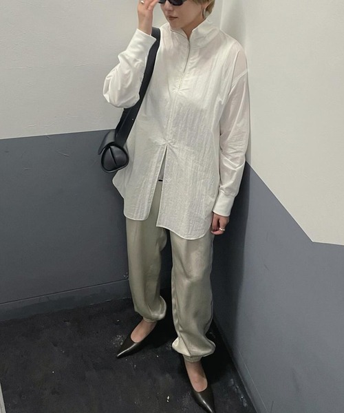 セール】H/N ZIP SHIRT（シャツ/ブラウス）｜MANOF（マノフ）の