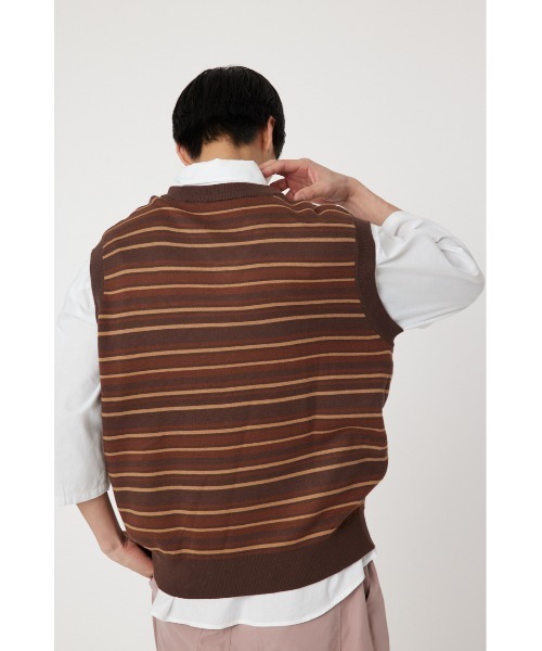 RODEO CROWNS WIDE BOWL(ロデオクラウンズワイドボウル)の「Kelly ルーズニットベスト(ベスト・レディース・ホワイト系その他/ブラウン系その他/ネイビー・FREE)」の16枚目の写真