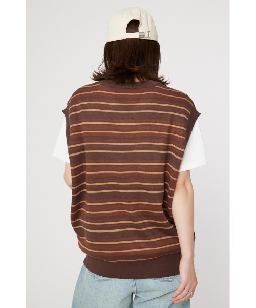 RODEO CROWNS WIDE BOWL(ロデオクラウンズワイドボウル)の「Kelly ルーズニットベスト(ベスト・レディース・ホワイト系その他/ブラウン系その他/ネイビー・FREE)」の13枚目の写真