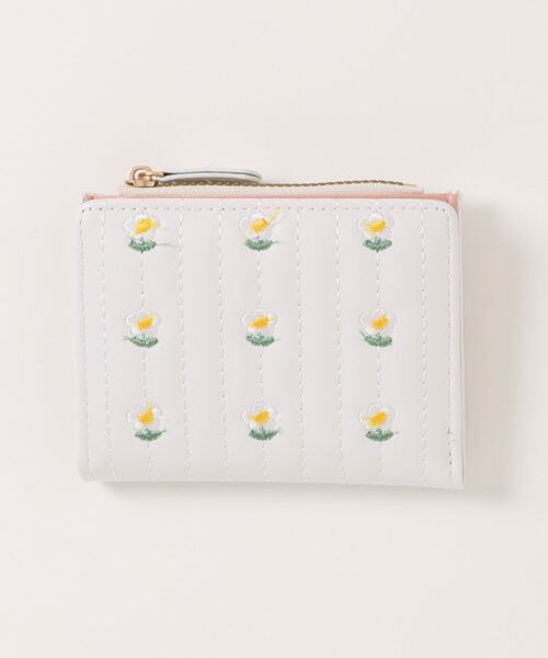 Mignonjour(ミニョンジュール)の「FReePLACe/花柄折りたたみ財布 X12133(財布・レディース・ホワイト/グリーン/ピンク/ブルー/ベージュ/ブラック・FREE)」の16枚目の写真