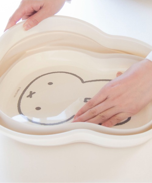 Paradise Picnic（パラダイスピクニック）の「【miffy】折り畳み桶（掃除グッズ・レディース・ホワイト・FREE）」の4枚目の写真