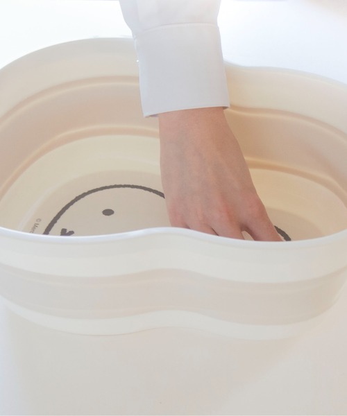 Paradise Picnic（パラダイスピクニック）の「【miffy】折り畳み桶（掃除グッズ・レディース・ホワイト・FREE）」の6枚目の写真