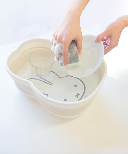 Paradise Picnic（パラダイスピクニック）の「【miffy】折り畳み桶（掃除グッズ・レディース・ホワイト・FREE）」の11枚目の写真