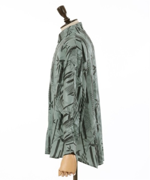 【セール】竹林プリントドルマン長袖シャツ（シャツ/ブラウス）｜AXES-X（アクシーズエックス）