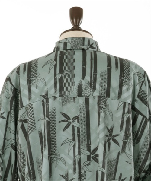 【セール】竹林プリントドルマン長袖シャツ（シャツ/ブラウス）｜AXES-X（アクシーズエックス）