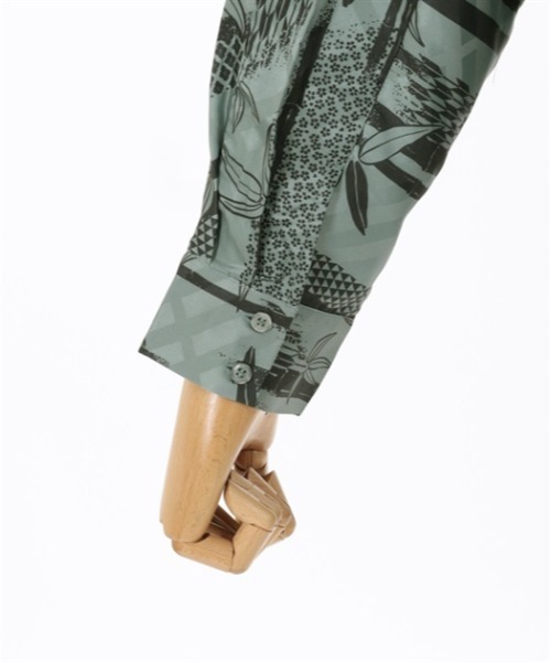 【セール】竹林プリントドルマン長袖シャツ（シャツ/ブラウス）｜AXES-X（アクシーズエックス）