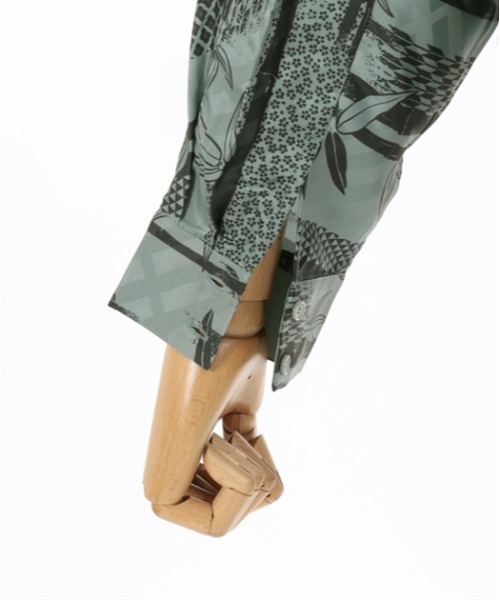 【セール】竹林プリントドルマン長袖シャツ（シャツ/ブラウス）｜AXES-X（アクシーズエックス）