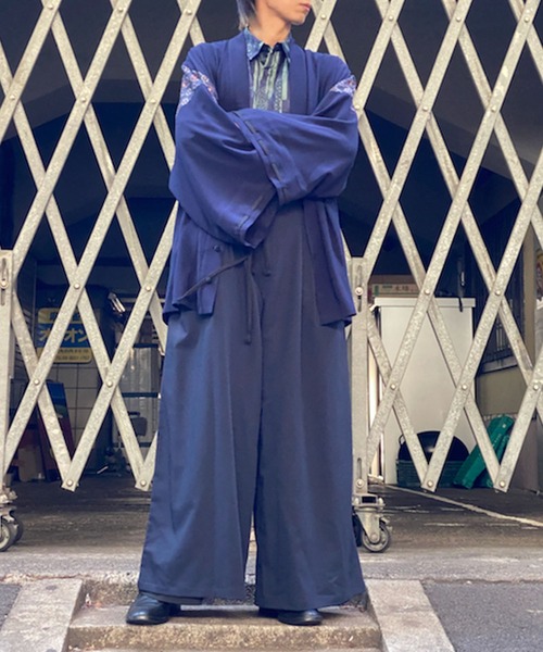 【セール】竹林プリントドルマン長袖シャツ（シャツ/ブラウス）｜AXES-X（アクシーズエックス）