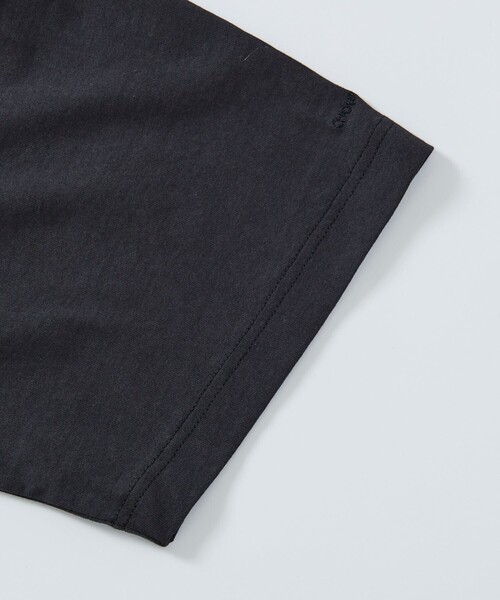 FREAK'S STORE（フリークスストア）の「限定展開 CHOW DOWN/チャウダウン ビッグシルエット ワンポイント刺繍 クルーネックTシャツ/ワイドシルエット（Tシャツ/カットソー・メンズ・グレイッシュベージュ/スミクロ/ネイビー/ブラック/アッシュグレー/ホワイト・LARGE/SMALL/MEDIUM）」の12枚目の写真