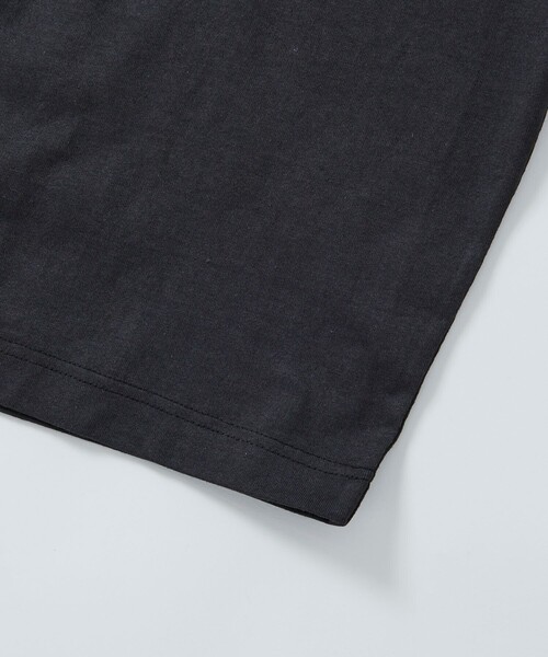 FREAK'S STORE（フリークスストア）の「限定展開 CHOW DOWN/チャウダウン ビッグシルエット ワンポイント刺繍 クルーネックTシャツ/ワイドシルエット（Tシャツ/カットソー・メンズ・グレイッシュベージュ/スミクロ/ネイビー/ブラック/アッシュグレー/ホワイト・LARGE/SMALL/MEDIUM）」の13枚目の写真