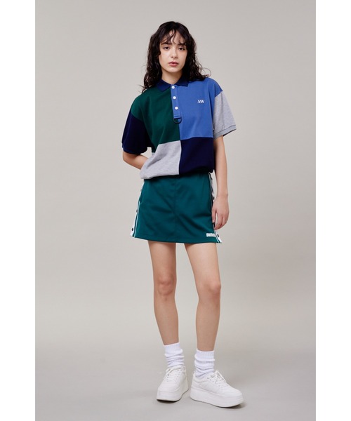 NBB WEEKEND｜クレイジーストライプニットスカート (LADIES