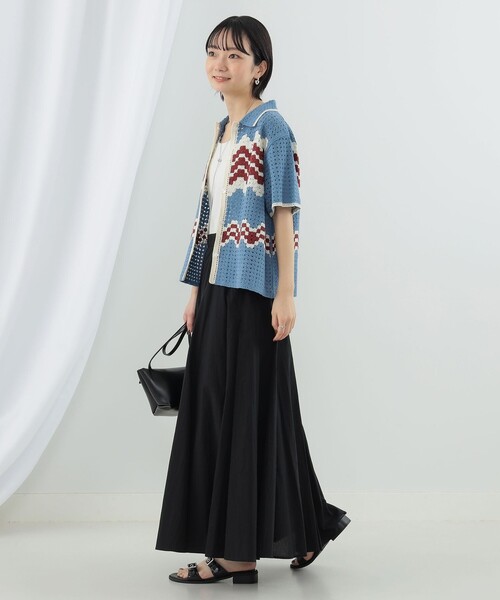 Ray BEAMS - Ray beams ブラウス&amp; agnes&#39;b ボーダーカットソー Ray BEAMS（レイ ビームス）ボーダー レース スリーブ Tシャツ
