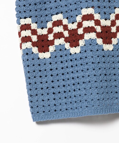 Ray BEAMS（レイビームス）の「Ray BEAMS / ウェーブ ボーダー ニット シャツ（ニット/セーター・レディース・オフホワイト/ブルー系その他2・ONE SIZE）」の20枚目の写真