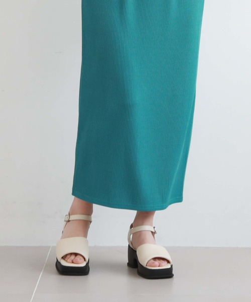 archives(アルシーヴ)の「厚底ボリュームサンダル(サンダル・レディース・アイボリー/ブラック・MEDIUM/LARGE)」の7枚目の写真