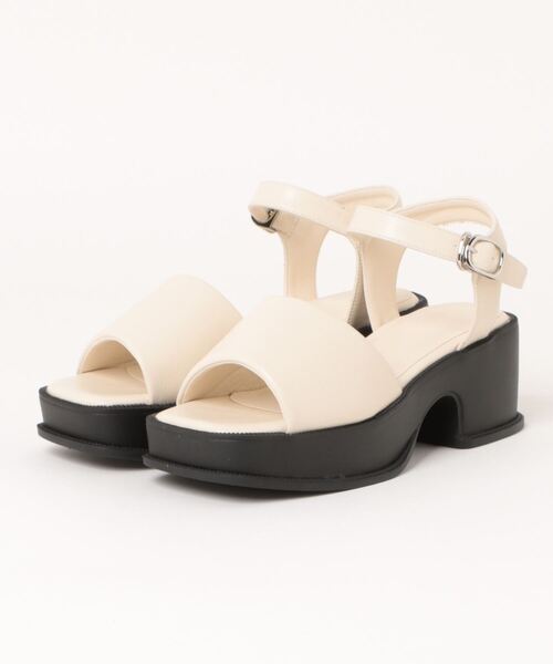 archives(アルシーヴ)の「厚底ボリュームサンダル(サンダル・レディース・アイボリー/ブラック・MEDIUM/LARGE)」の18枚目の写真