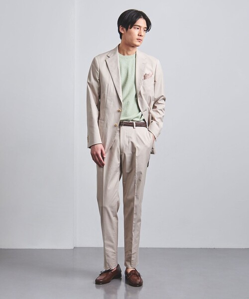 UNITED ARROWS（ユナイテッドアローズ）の「ブークレ ニット Tシャツ（ニット/セーター・メンズ・オフホワイト/ライラック/ブラック/ライム/ホワイト/ネイビー・S/L/XL/M）」の9枚目の写真