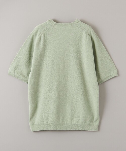 UNITED ARROWS（ユナイテッドアローズ）の「ブークレ ニット Tシャツ（ニット/セーター・メンズ・オフホワイト/ライラック/ブラック/ライム/ホワイト/ネイビー・S/L/XL/M）」の10枚目の写真