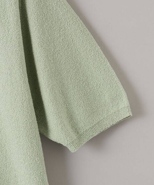 UNITED ARROWS（ユナイテッドアローズ）の「ブークレ ニット Tシャツ（ニット/セーター・メンズ・オフホワイト/ライラック/ブラック/ライム/ホワイト/ネイビー・S/L/XL/M）」の12枚目の写真