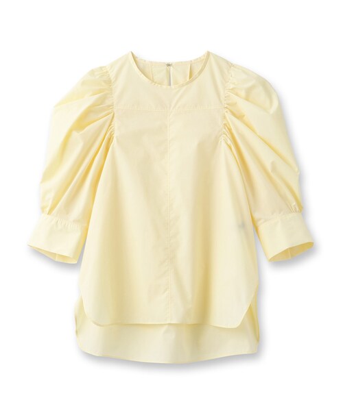 DRESSTERIOR(ドレステリア)の「【スタイリスト亀恭子さんコラボ】ボリュームスリーブブラウス(シャツ/ブラウス・レディース・ホワイト/ライトグレー/ライトイエロー系・34/36/38)」の11枚目の写真