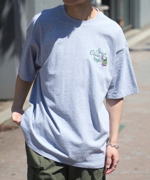 AIRWALK（エアウォーク）の「【AIRWALK】25SS新色 ワンポイントグラフィック オーバーサイズTシャツ（Tシャツ/カットソー・メンズ・ホワイト/ブラック/ネイビー/グリーン/グレー・S/M/L/XL）」の21枚目の写真