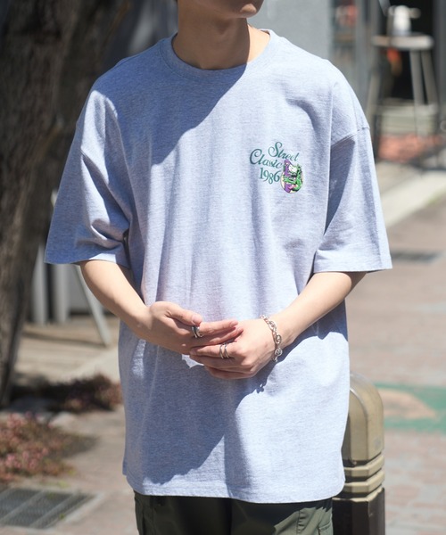 AIRWALK（エアウォーク）の「【AIRWALK】25SS新色 ワンポイントグラフィック オーバーサイズTシャツ（Tシャツ/カットソー・メンズ・ホワイト/ブラック/ネイビー/グリーン/グレー・S/M/L/XL）」の22枚目の写真