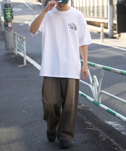 AIRWALK（エアウォーク）の「【AIRWALK】25SS新色 ワンポイントグラフィック オーバーサイズTシャツ（Tシャツ/カットソー・メンズ・ホワイト/ブラック/ネイビー/グリーン/グレー・S/M/L/XL）」の12枚目の写真